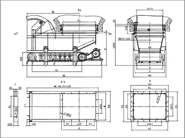 扇形閥門帶式（甲帶）給料機的承載能力較強、噪音低、整機使用壽命長
